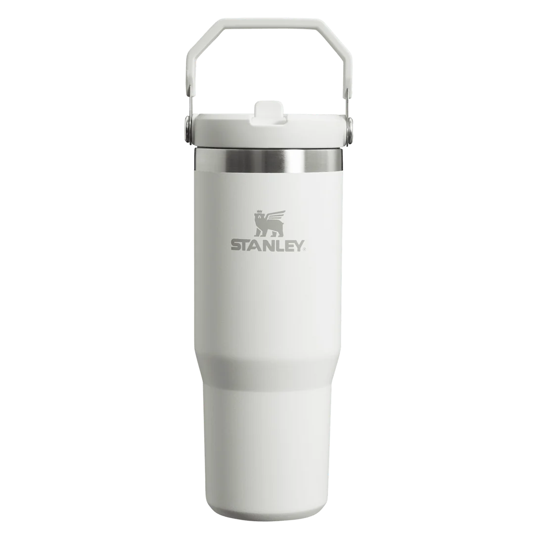 Stanley IceFlow™ Flip Straw Tumbler Pipetli Termos Buz Beyaz - 0.89L