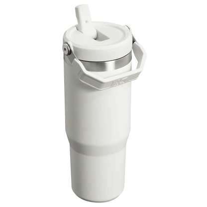 Stanley IceFlow™ Flip Straw Tumbler Pipetli Termos Buz Beyaz - 0.89L