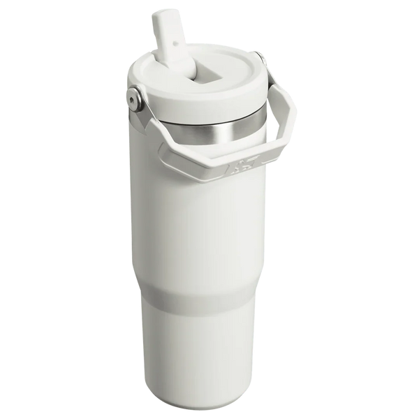 Stanley IceFlow™ Flip Straw Tumbler Pipetli Termos Buz Beyaz - 0.89L