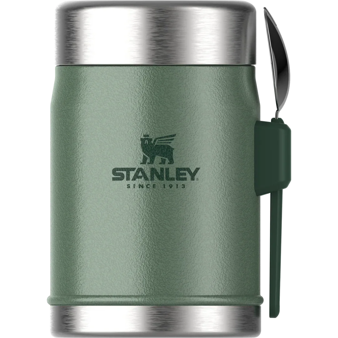 Stanley The Legendary Food Jar + Spork .4L / 14oz - Hammertone Green