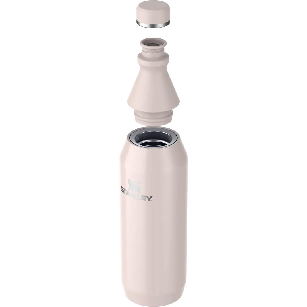 Stanley The All Day Slim Bottle  0.6L / 20oz - Rose Quartz Gloss