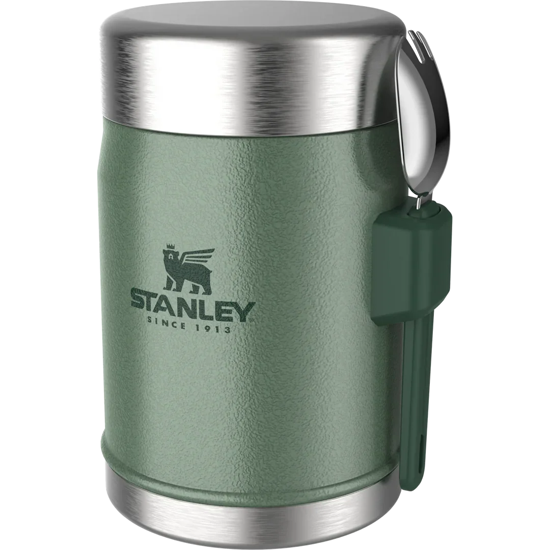 Stanley The Legendary Food Jar + Spork .4L / 14oz - Hammertone Green